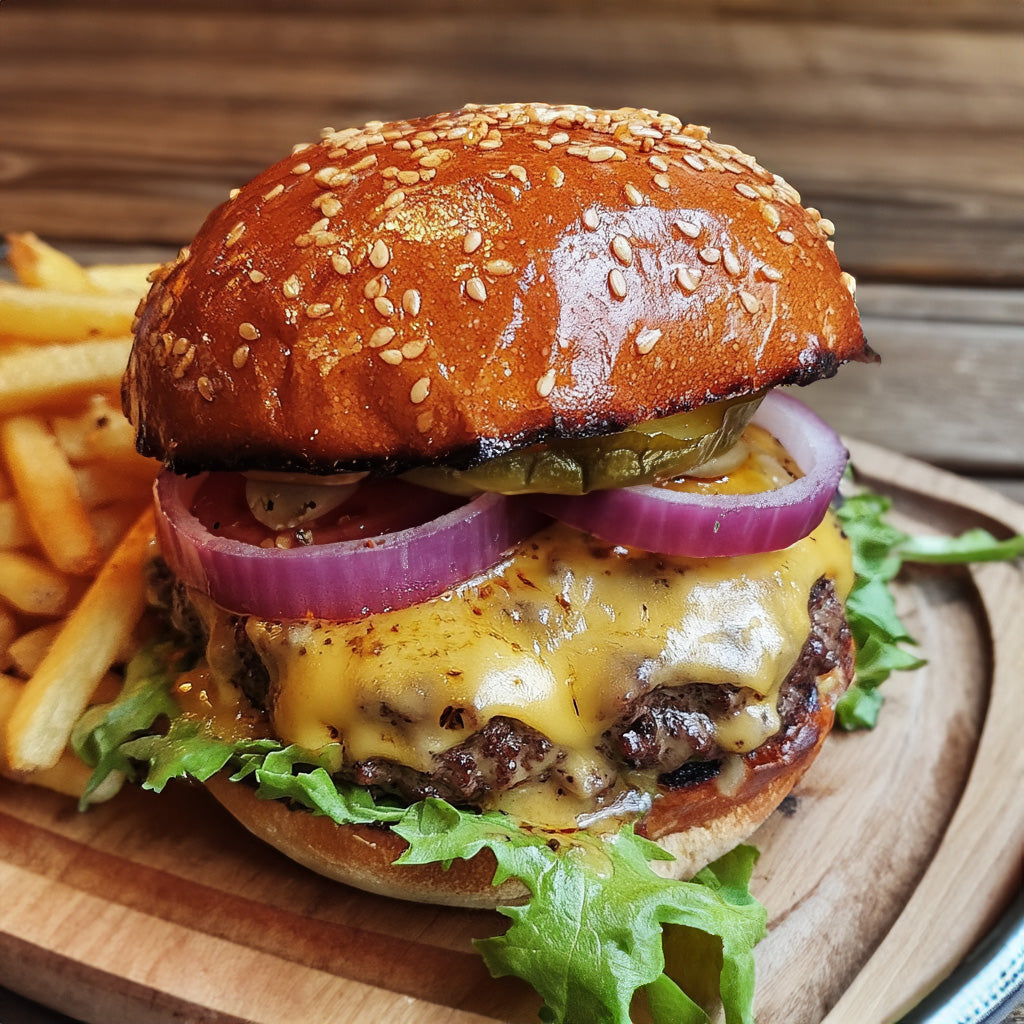 Cheesy Smashed Burger