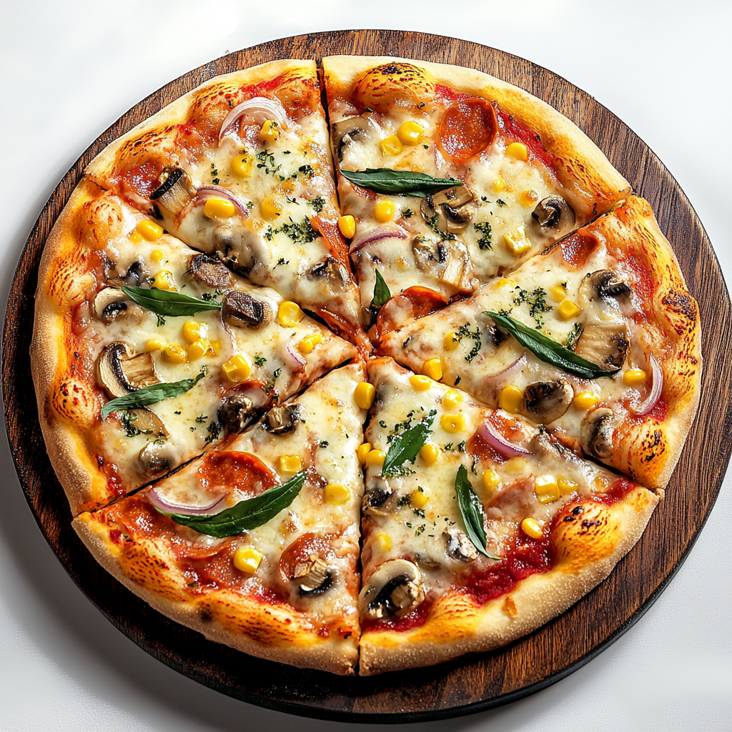 The Veggie Vibe Pizza