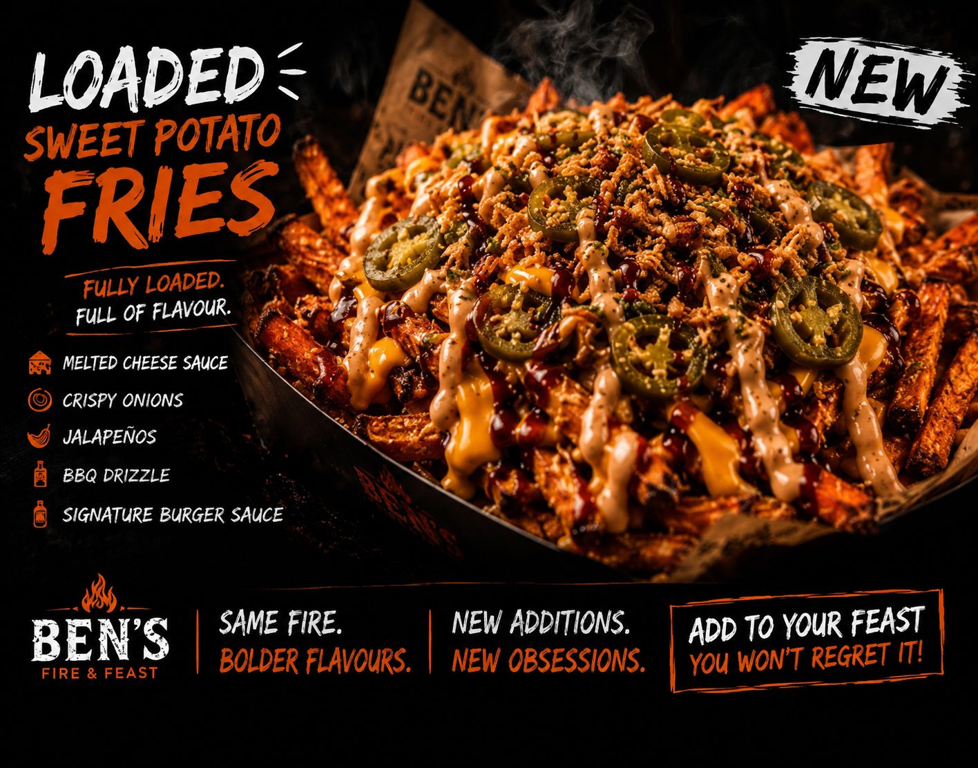 Loaded Sweet Potato Fries