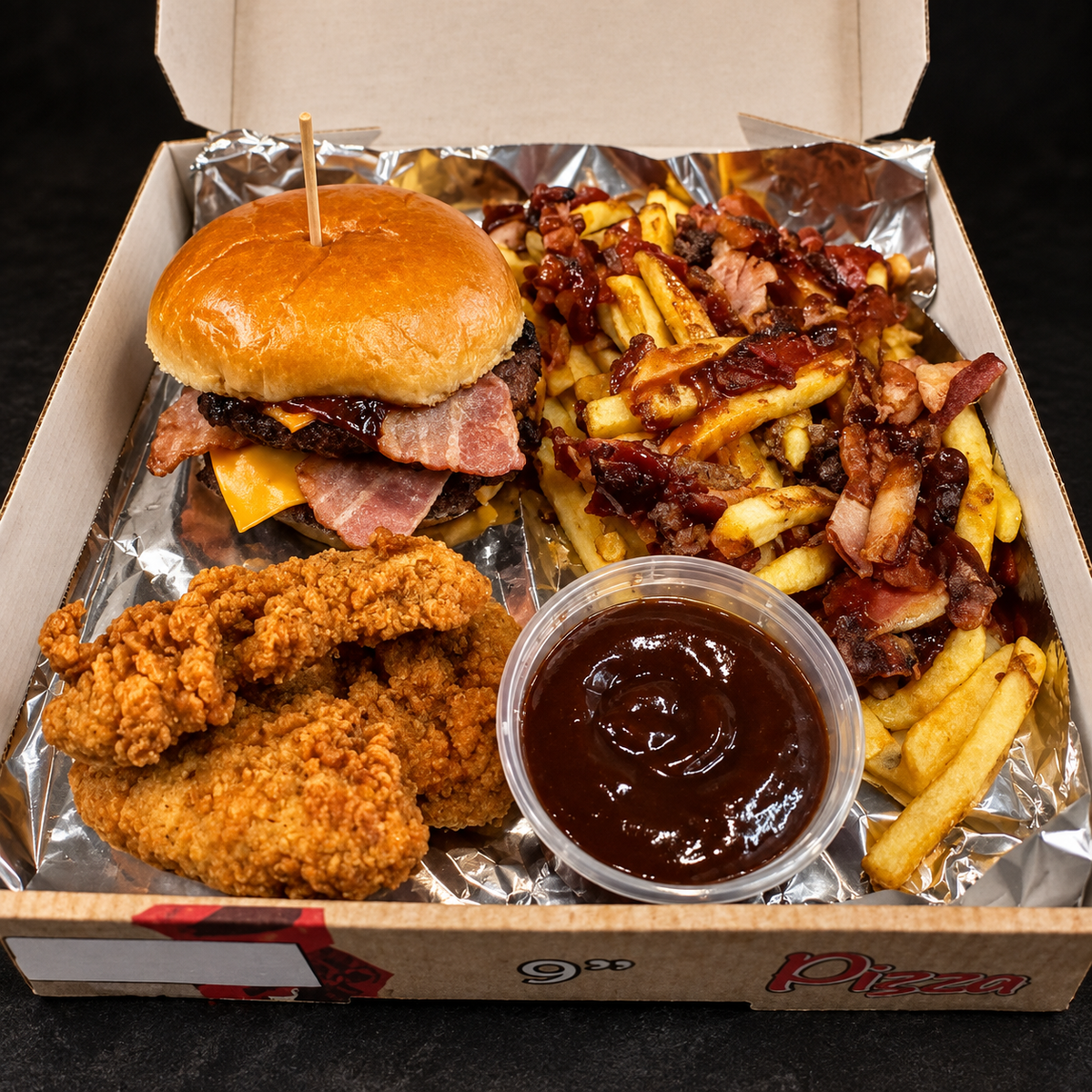 BBQ Smash Box on a near-black background – Ben’s Fire & Feast