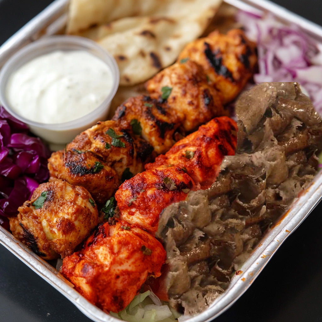 Chicken, Chicken Tikka & Donner Mix Kebab | Bens Fire & Feast