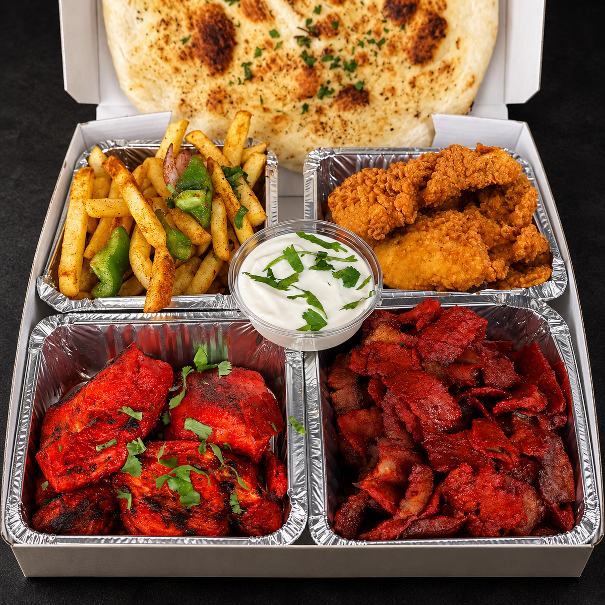 Heaven & Hell Box (1 Persons) on a near-black background – Ben’s Fire & Feast