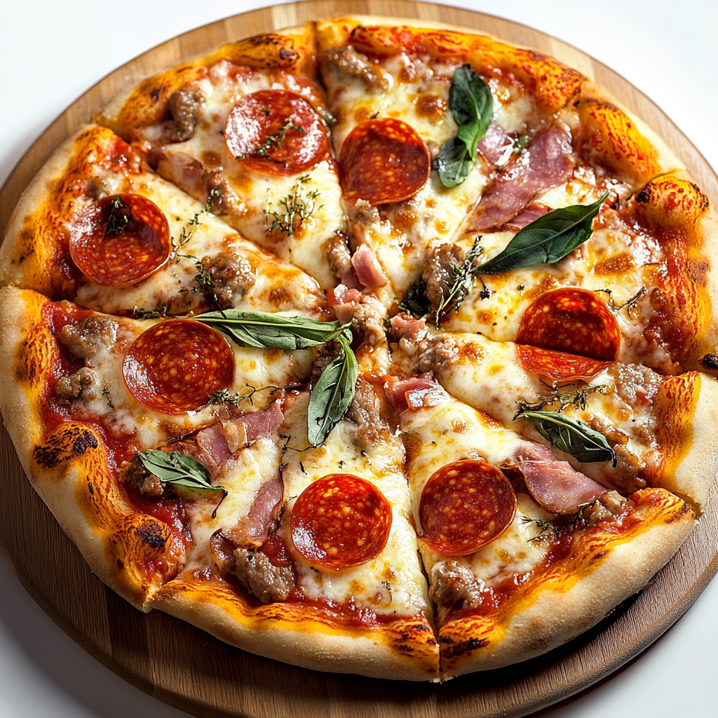 Ultimate Meat Feast Pizza