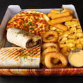 Mini Cheesus Box (1 Persons) on a near-black background – Ben’s Fire & Feast