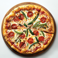 Pepperoni Pasion With Sweet Peppers Pizza