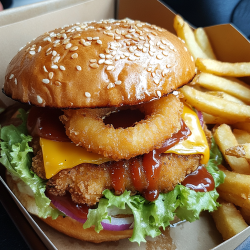 Chicken Full Monty Burger – Ben's Fire & Feast Sheffield