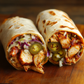 BBQ Chicken Loaded Wrap