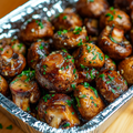 Baked Garlic Mushrooms