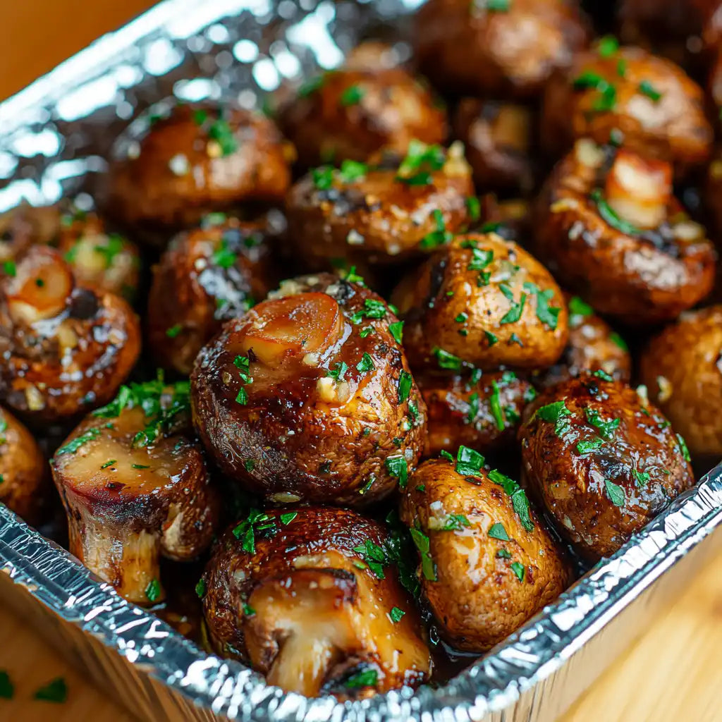 Baked Garlic Mushrooms – Ben's Fire & Feast Sheffield