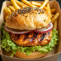 Grilled Chicken Peri Peri Fillet Burger