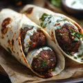 Kofte Feast Wrap – Ben's Fire & Feast Sheffield