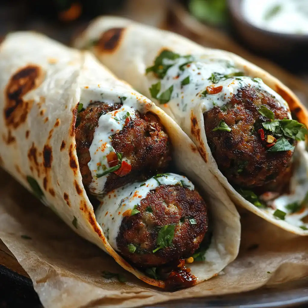 Kofte Feast Wrap – Ben's Fire & Feast Sheffield
